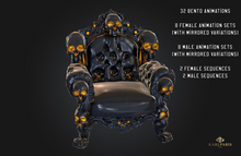 Skull Throne Chair – 32 Bento Animations – Dark Gothic Decor