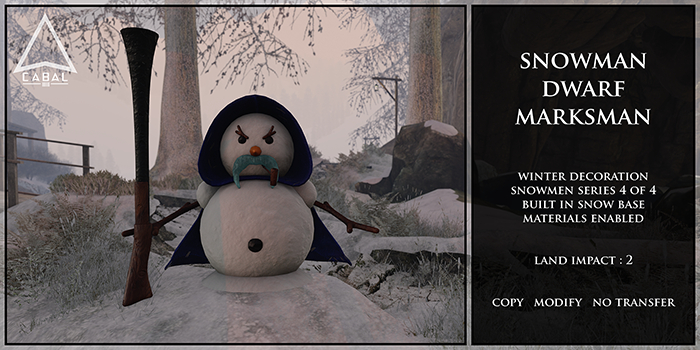 [ Cabal ] Snowman Dwarf Marksman