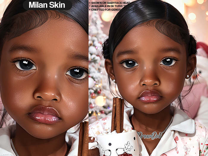 Toddlers. "Milan" Skin #Caramel