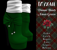 [Myzah] Danae Boots - Xmas Green