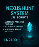 Nexus Hunt System – Full LSL Hunt Controller & Gift Node Package (Track Progress, Auto-Prizes, Multi-Node Hunt Engine)