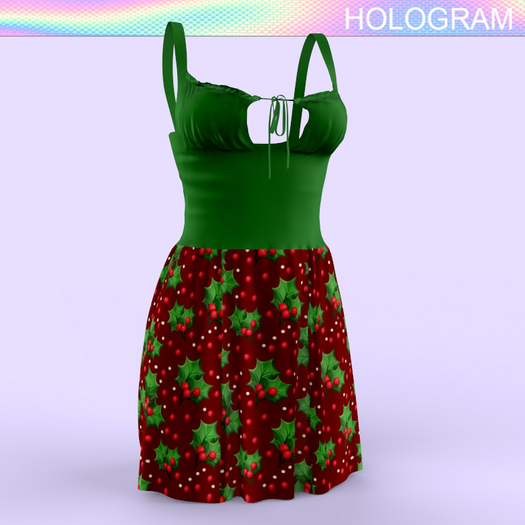 Christmas Green Tied Dress Bombshell