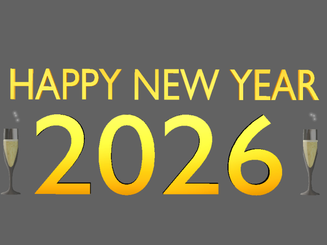  2026 New Year Sign