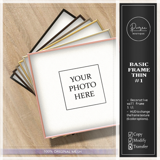 [PUREC] Basic Frame - Thin #1
