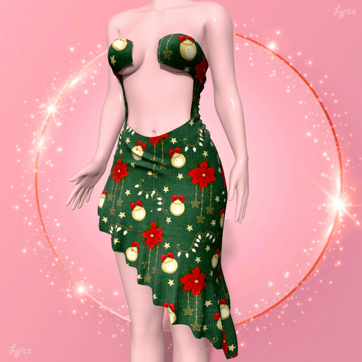 Christmas Green Frilly Bombshell