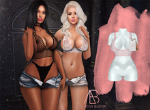 [AB] AMERICAN BAZAAR Mundo Top Pink Fishnet