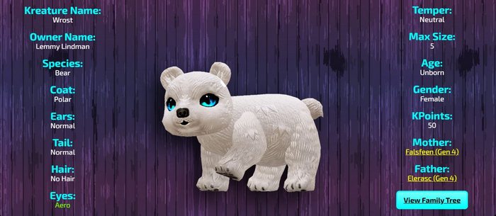 Kreatures Bear - Polar - Wrost