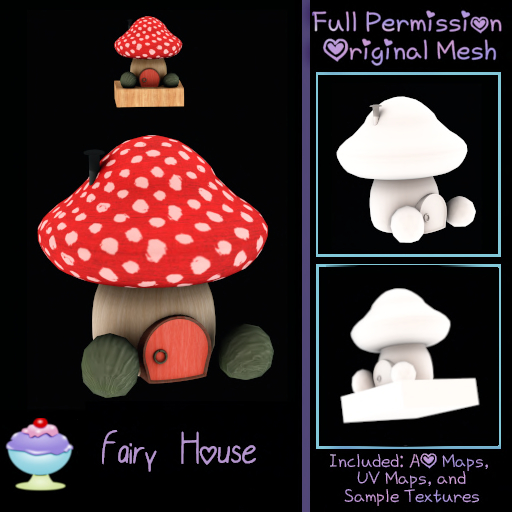 [Sherbert] Full Perm Fairy House (ADD)