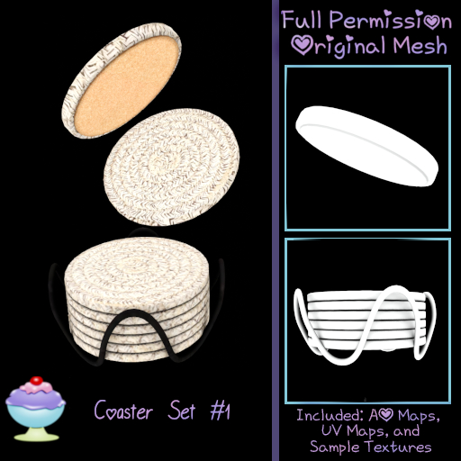 [Sherbert] Full Perm Coaster Set #1 (ADD)