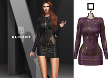 RAPTURE-Dress Alicent-Cherry Lacquer