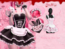 { Red Blossom } MAIDly in Love Set { PINK }