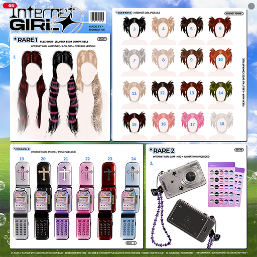 .NONNATIVE - INTERNET GIRL GACHA (01) RARE