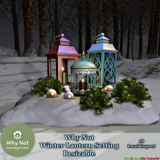 Why Not - Winter Lantern Setting-Add Me