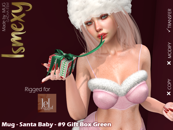 Mug - Santa Baby - #9 Gift Box Green
