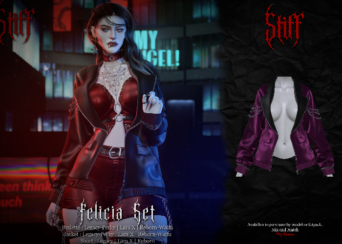Stiff - Felicia Jacket - Wine