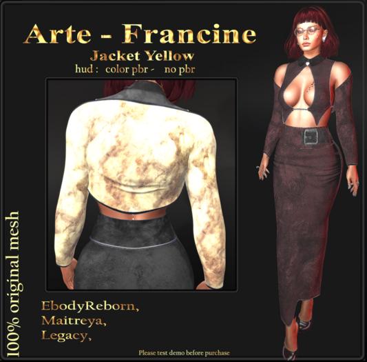 Arte - Francine - Jacket Yellow