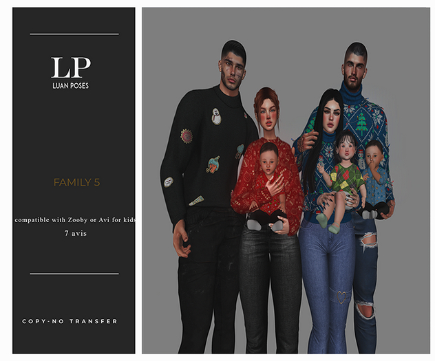 Luan Poses Family 5