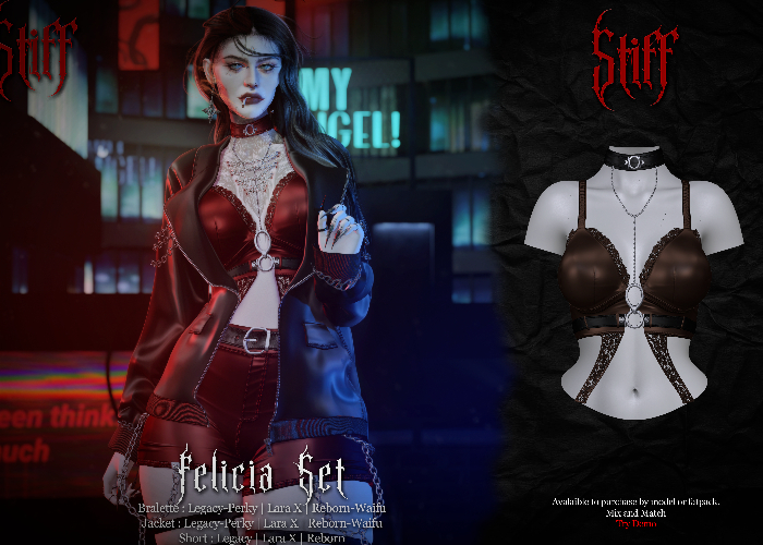 Stiff - Felicia Bralette - Brown