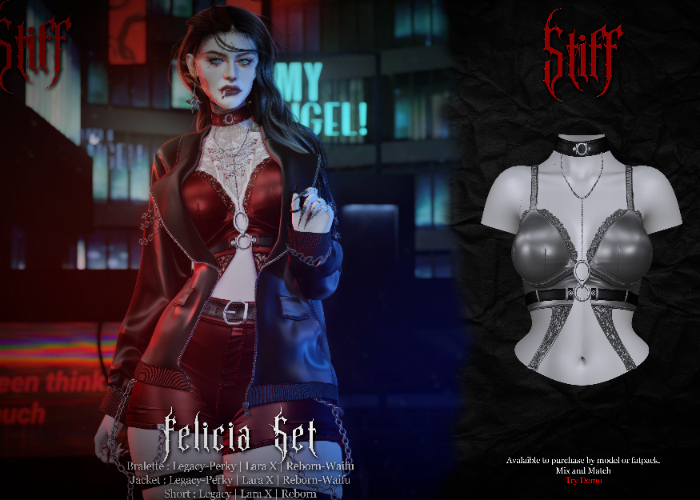 Stiff - Felicia Bralette - Gray