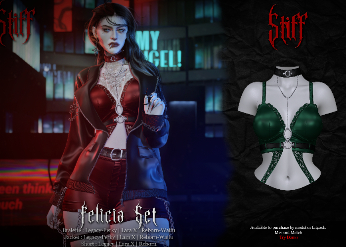 Stiff - Felicia Bralette - Green