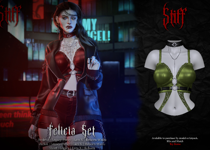 Stiff - Felicia Bralette - Olive