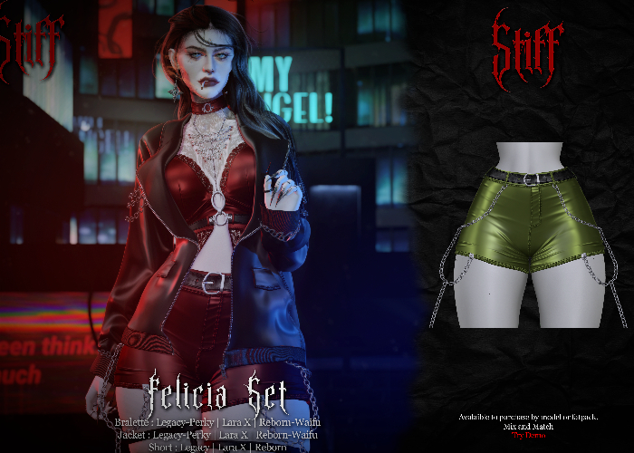 Stiff - Felicia Short - Olive