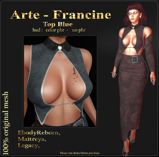 Arte - Francine - Top Blue