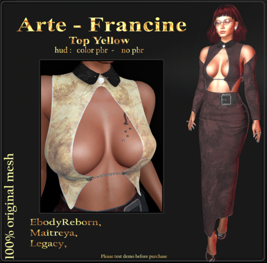 Arte - Francine - Top Yellow