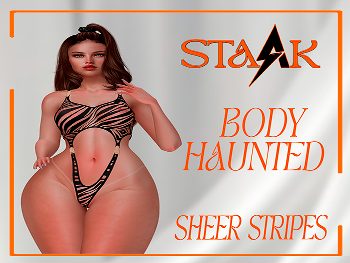 .:STARK:. Body Haunted Sheer Stripes