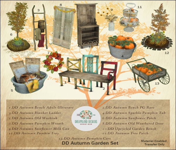 11.DD Autumn Pumkin Tray/Boxed