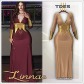 TRES - Linnae Champagne - Medieval Fantasy Gown for Lara X / Petite X, Legacy, Maitreya, Reborn