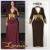 TRES - Linnae Coffee - Medieval Fantasy Gown for Lara X / Petite X, Legacy, Maitreya, Reborn