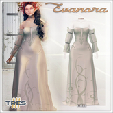 TRES - Evanora Mist - Medieval Fantasy Gown for Maitreya, Maitreya Petite / Flat Chest, Legacy, Legacy Perky - Exclusive