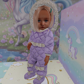 {CC}Lavender Bear Snowsuit (LB) Girl