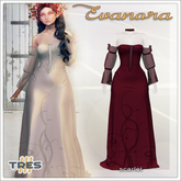 TRES - Evanora Scarlet - Medieval Fantasy Gown - Maitreya, Petite / Flat Chest, Legacy, Legacy Perky - Exclusive