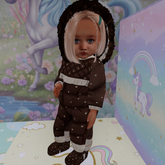 {CC} Chocolate Bear Snowsuit (LB) Boy