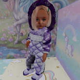 {CC} Lavender Sparkles Snowsuit (LB) Girl