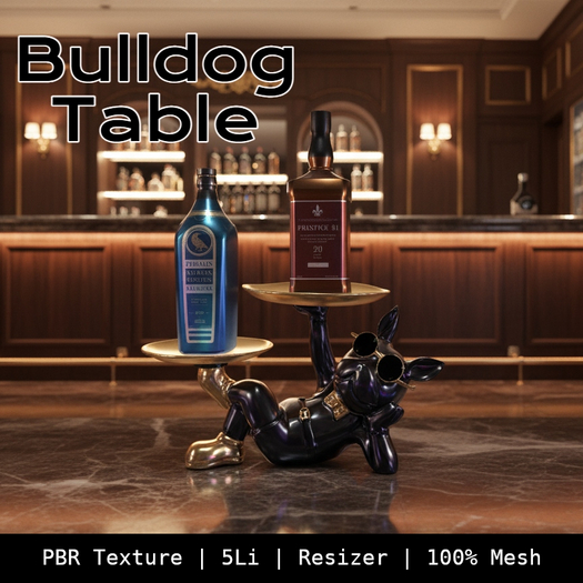 French Bulldog Table 