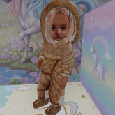 {CC} Cream Camel Snowsuit (LB) Boy