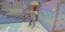 {CC} Patchwork Play Cowgirl (LB)