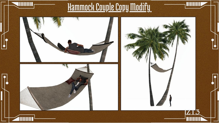 Mesh Hammock Couple - Copy & Modify