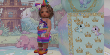 {CC} Unicorn 2 Romper (TD)