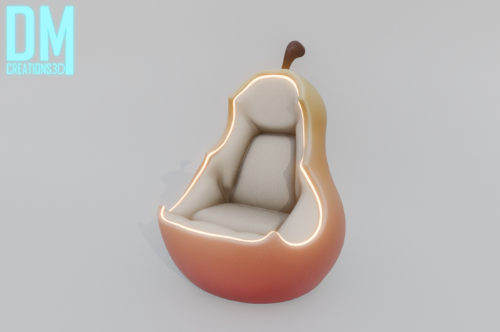 Pear Chair Full Perm Mesh