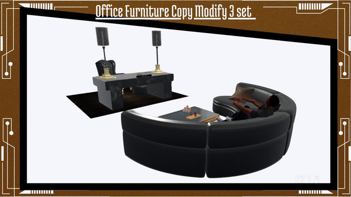 Office Furniture Copy Modify 3 set