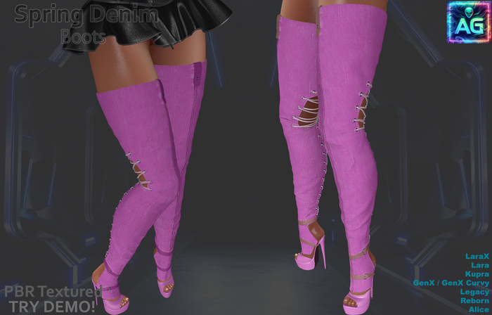 Spring Boots DENIM Set 3