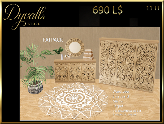 Cabinet set - 4 Teile