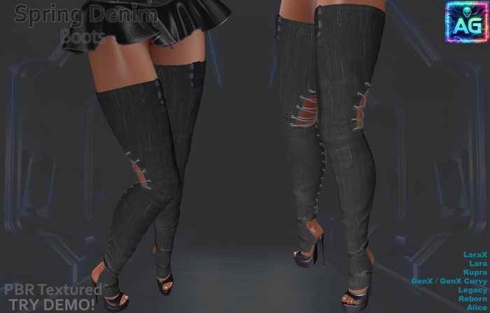 Spring Boots DENIM Set 8