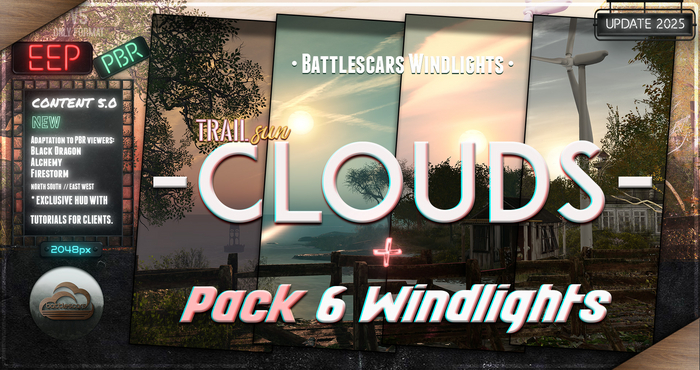 - BATTLESCARS WINDLIGHTS - CLOUDS - TRAIL SUN 5.0 (EEP / PBR)