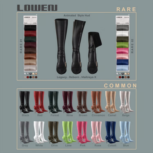 Lowen - Sophe Boots [Lime][LaraX] Common