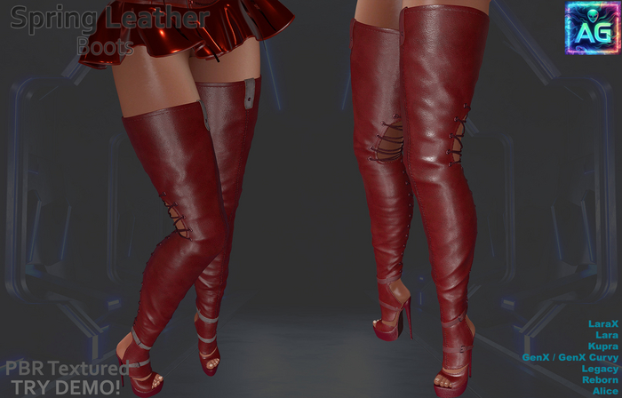 Spring Boots Leather Set 2
